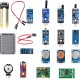 Набор датчиков для Arduino-проектов (15 штук) красный кейс