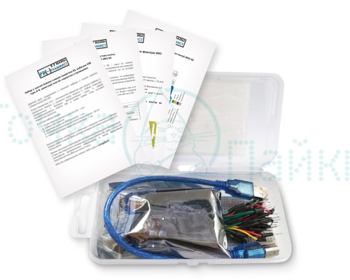 Набор с платой Arduino-совместимой Uno R3, макетной платой, корпусом и проводами
